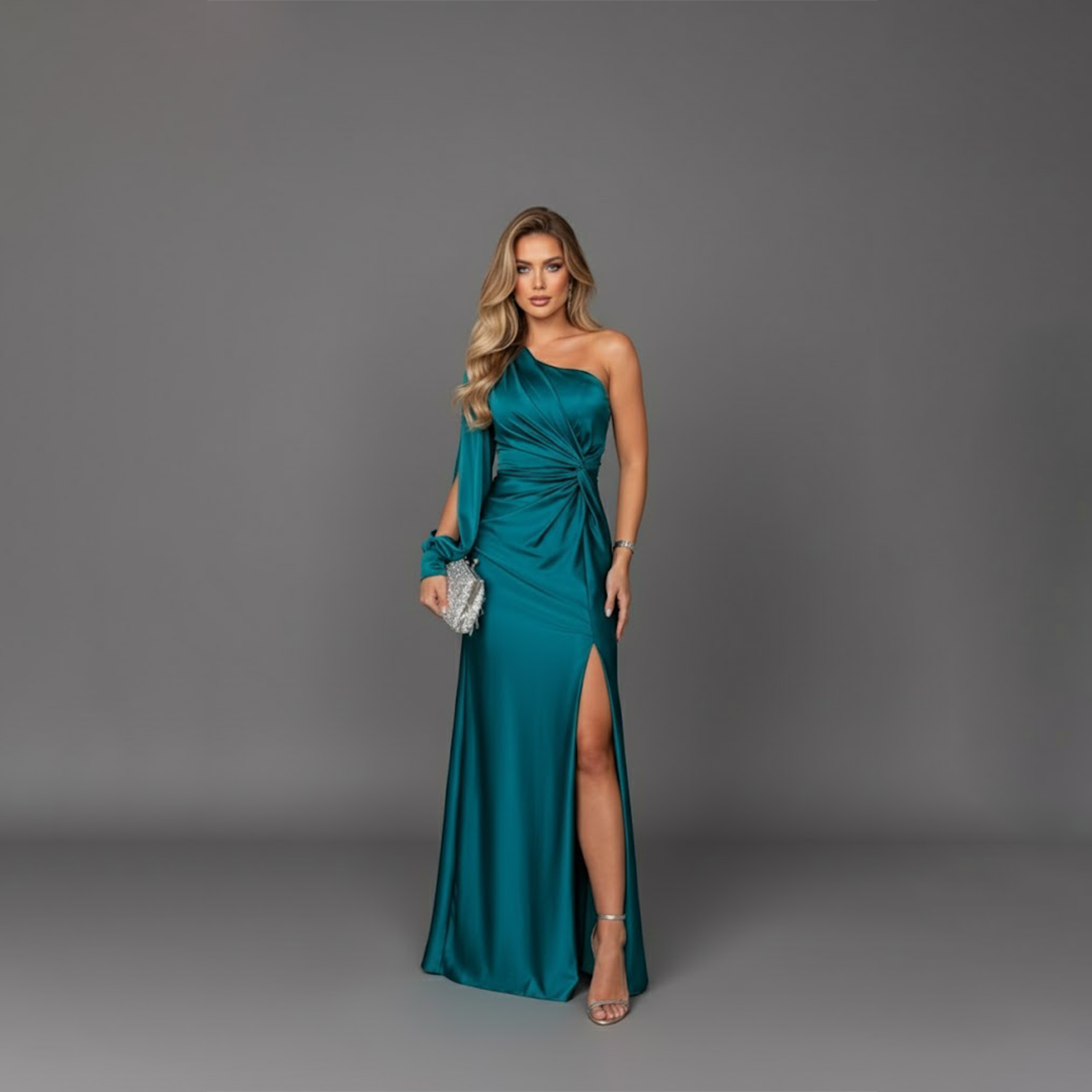Isabel | Vestido de Noche de Satén Elegante para Mujer 0