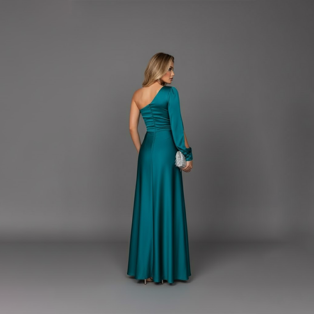 Isabel | Vestido de Noche de Satén Elegante para Mujer 2