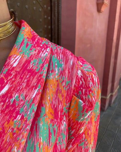 Isabella | Mono Corto Mujer con Cinturón y Escote en V Ideal para Ocasiones Especiales 6