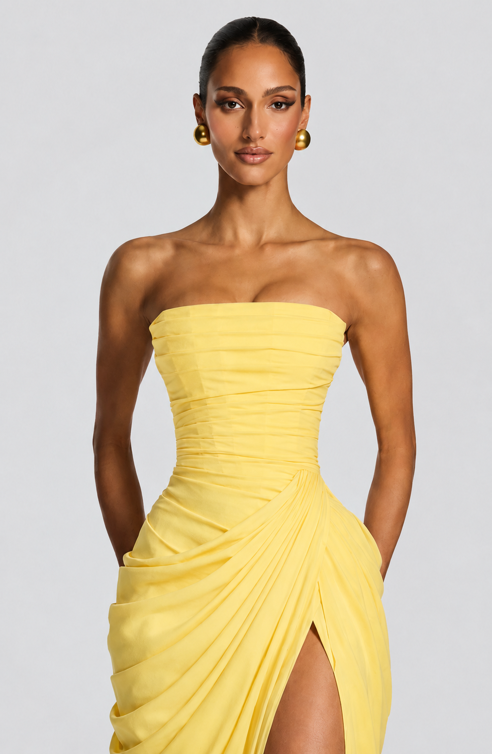 Isabella | Vestido De Noche Largo Sin Tirantes Con Corsé Para Mujer 1