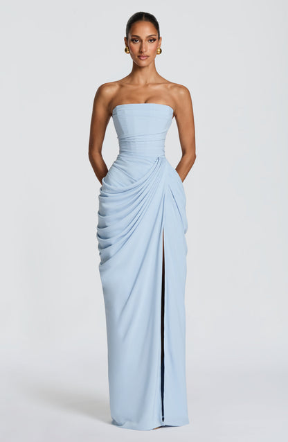 Isabella | Vestido De Noche Largo Sin Tirantes Con Corsé Para Mujer 6