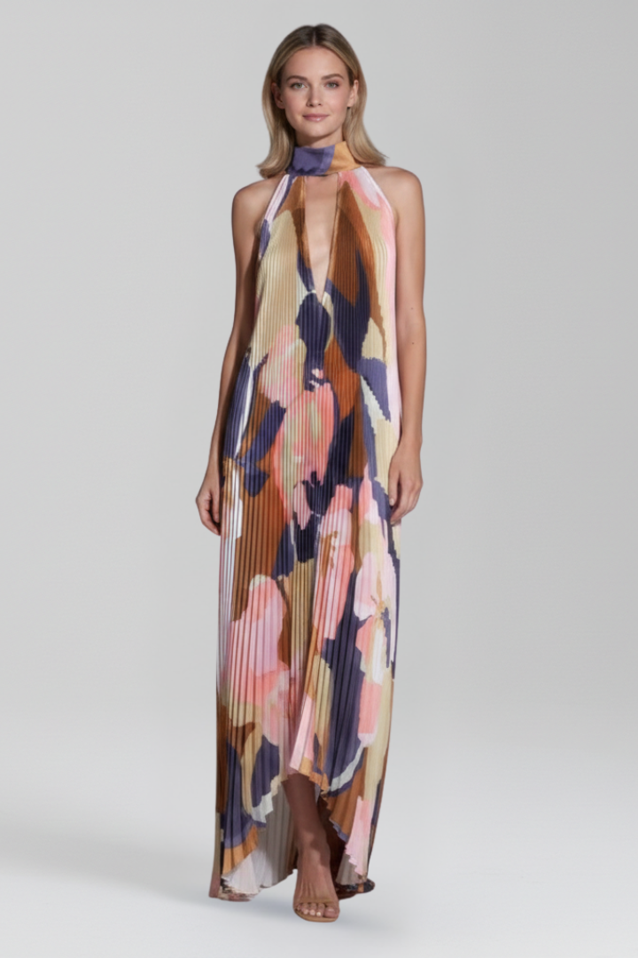 Isabella | Vestido Largo de Verano con Falda Plisada para Mujer 10