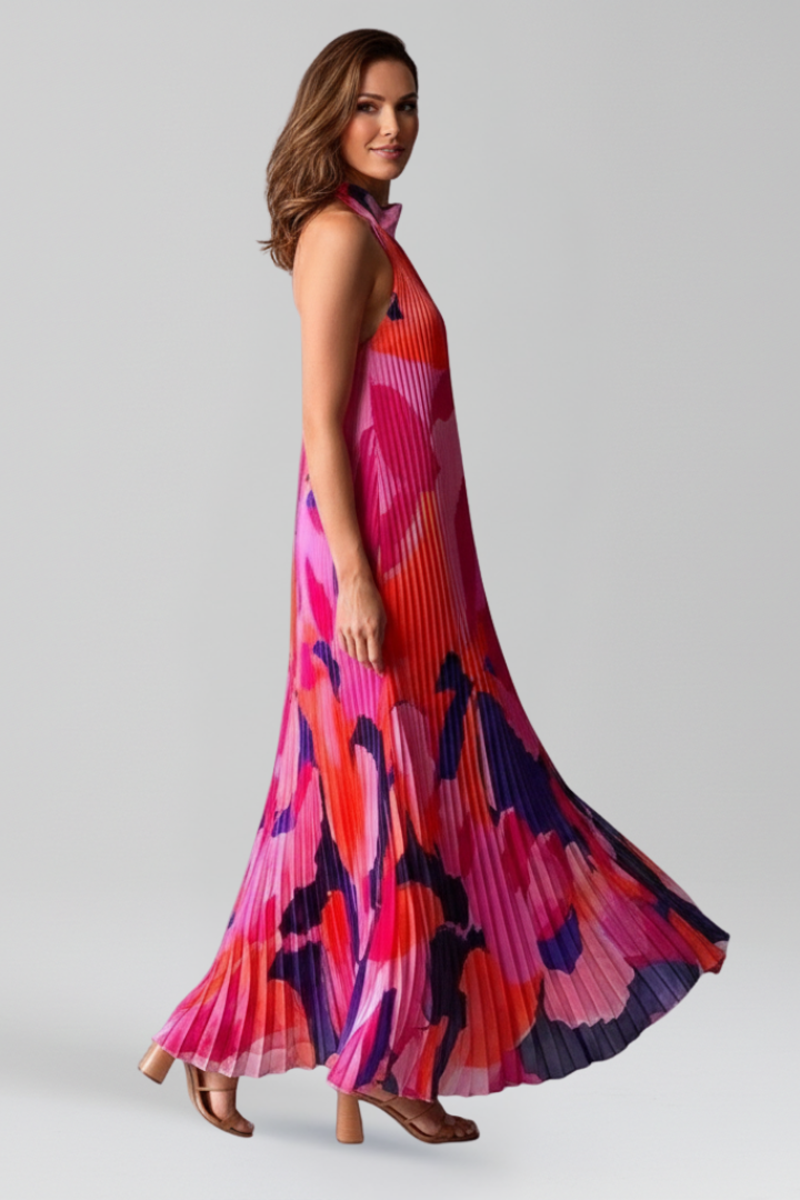 Isabella | Vestido Largo de Verano con Falda Plisada para Mujer 2