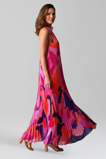 Isabella | Vestido Largo de Verano con Falda Plisada para Mujer 2