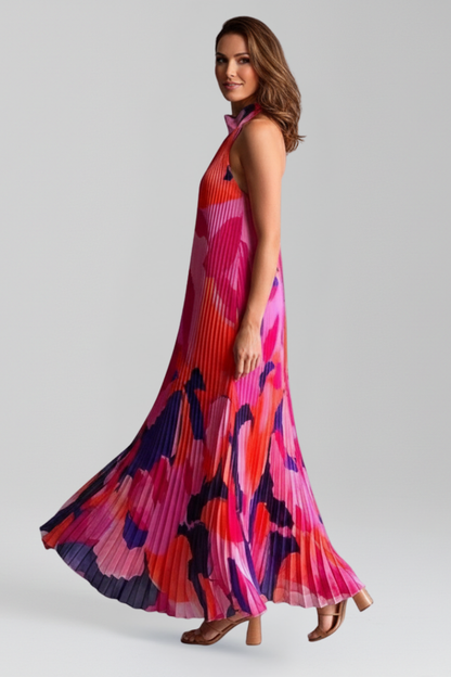 Isabella | Vestido Largo de Verano con Falda Plisada para Mujer 4
