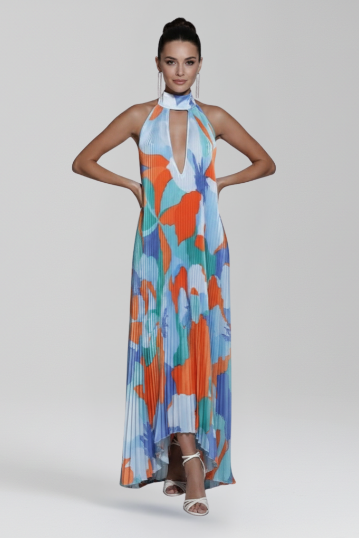 Isabella | Vestido Largo de Verano con Falda Plisada para Mujer 7