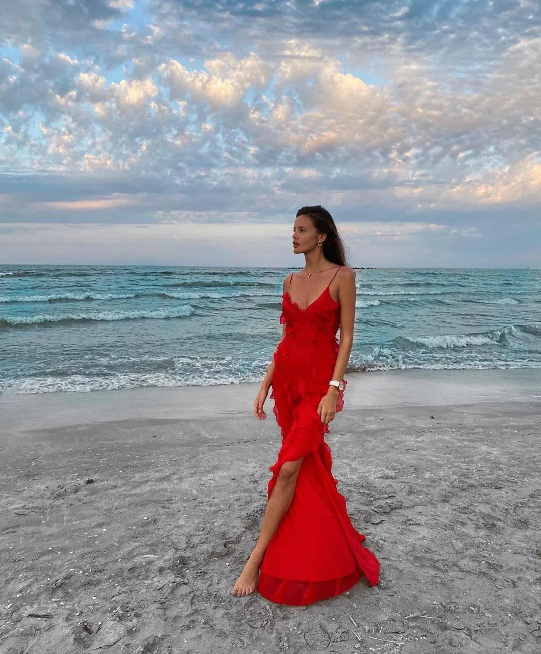 Isabella | Vestido Maxi Con Hombros Descubiertos Para Mujer Elegante 4