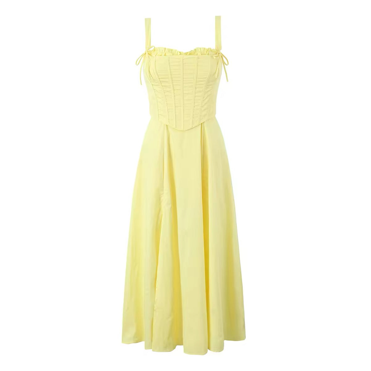 Isabella | Vestido Midi Elegante con Corsé para Mujer Invitada a Fiesta 5