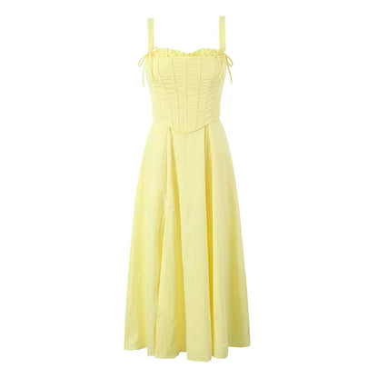 Isabella | Vestido Midi Elegante con Corsé para Mujer Invitada a Fiesta 5