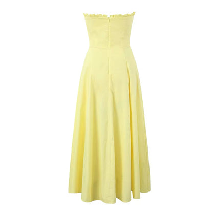 Isabella | Vestido Midi Elegante con Corsé para Mujer Invitada a Fiesta 8