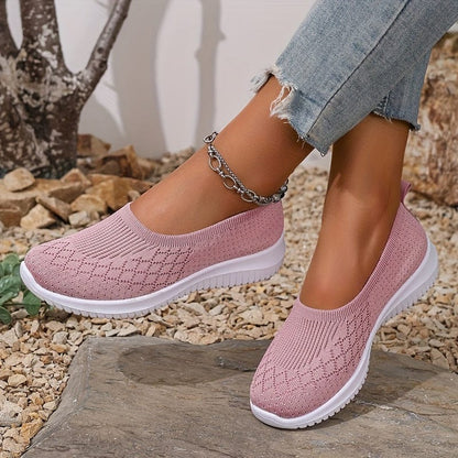 Isabella | Zapatillas Blancas Mujer Slip-On con Suela Flexible y Diseño Transpirable 2