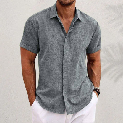 Javier | Camisa de Lino de Verano para Hombre con Diseño Aireado 4
