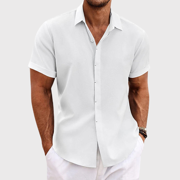 Javier | Camisa de Lino de Verano para Hombre con Diseño Aireado 5