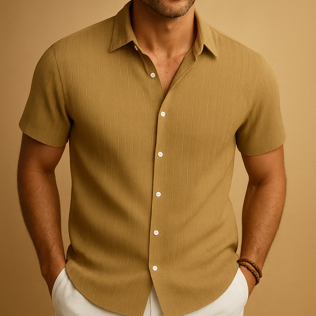 Javier | Camisa de Manga Corta para Hombre con Diseño Elegante y Versátil 8