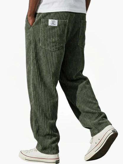 Javier | Pantalones de Canalé con Cintura Elástica para Hombre 6
