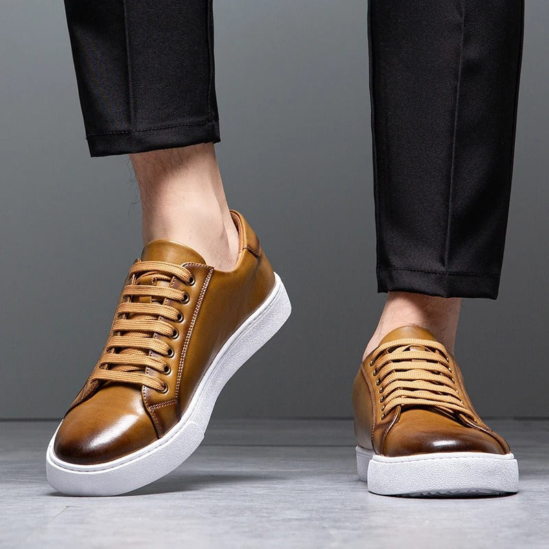 Javier | Zapatillas Bajas de Piel de Napa para Hombre 0