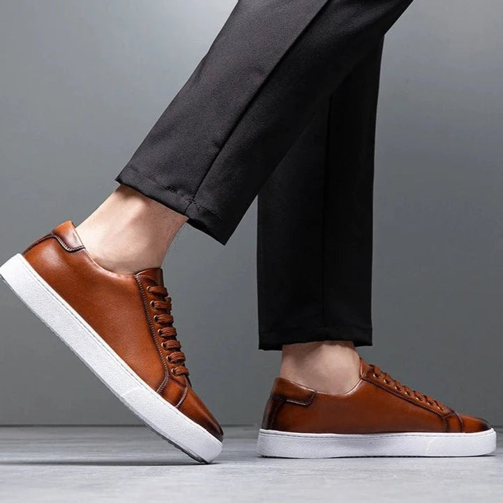Javier | Zapatillas Bajas de Piel de Napa para Hombre 1