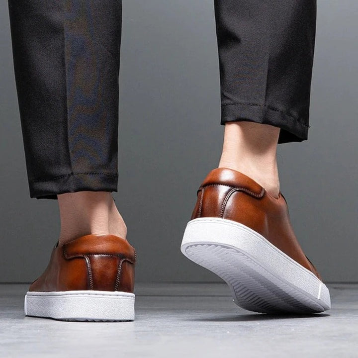Javier | Zapatillas Bajas de Piel de Napa para Hombre 2