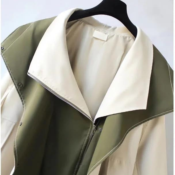 Lucía | Chaqueta con Capucha en Capas y Ribete en Contraste para Mujer 7