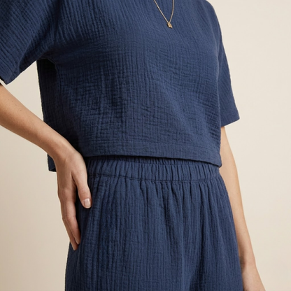 Lucía | Conjunto de Verano para Mujer con Pantalones Anchos y Top Holgado 2
