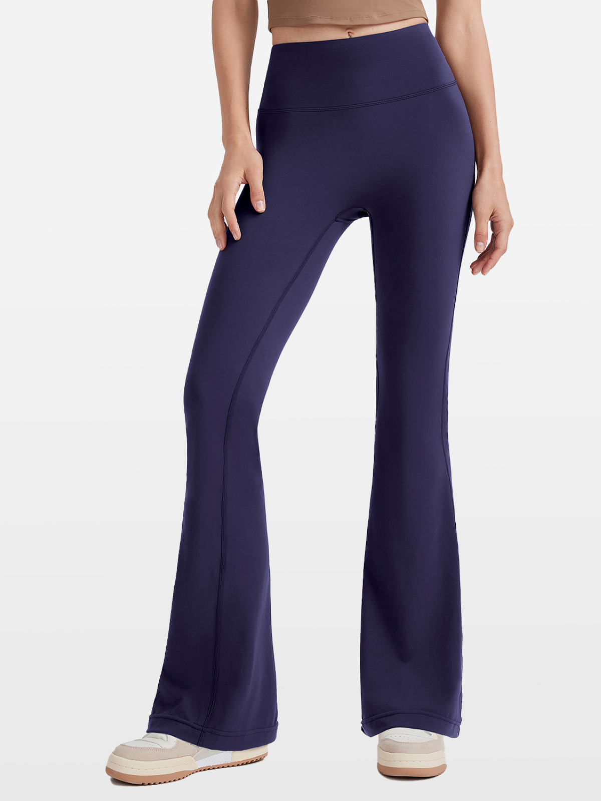 Lucía | Leggings Acampanados de Cintura Alta para Mujer con Estilo Deportivo 3