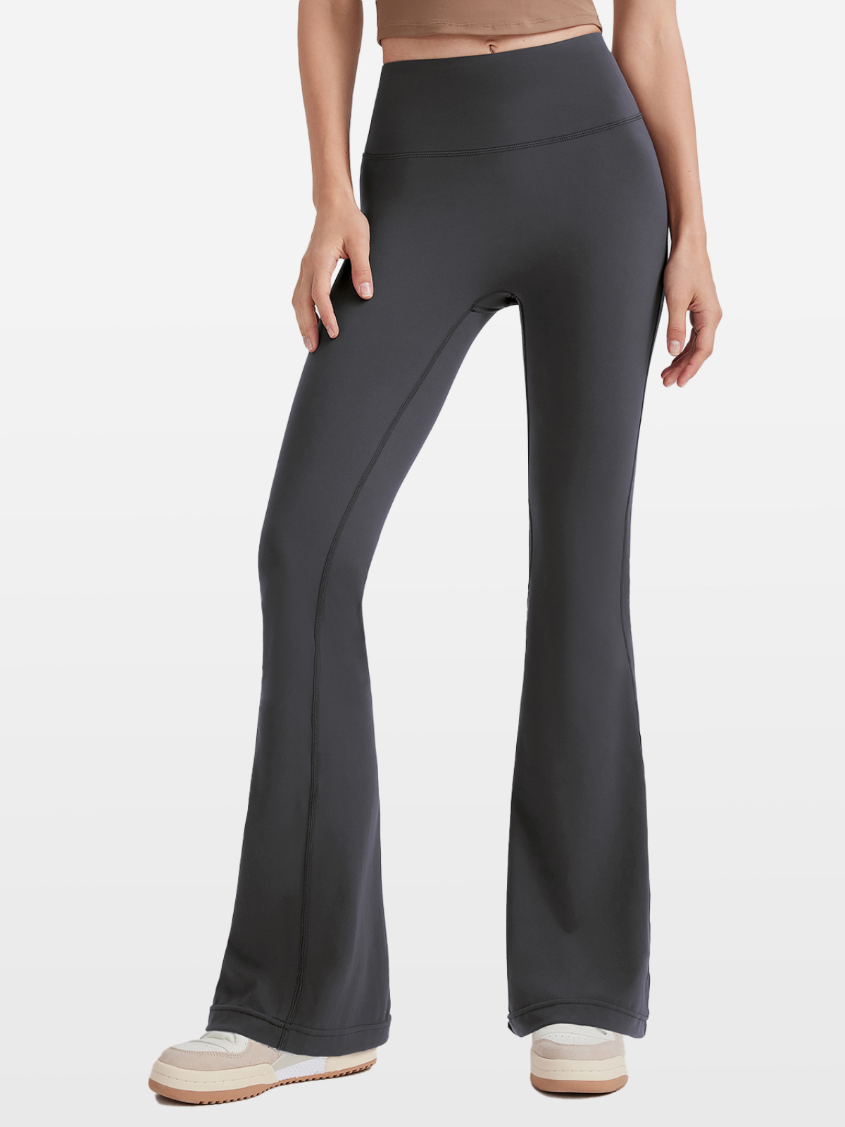 Lucía | Leggings Acampanados de Cintura Alta para Mujer con Estilo Deportivo 4