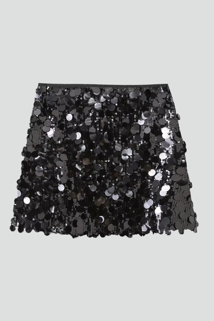 Lucía | Minifalda de Lentejuelas Brillantes para Mujer 1
