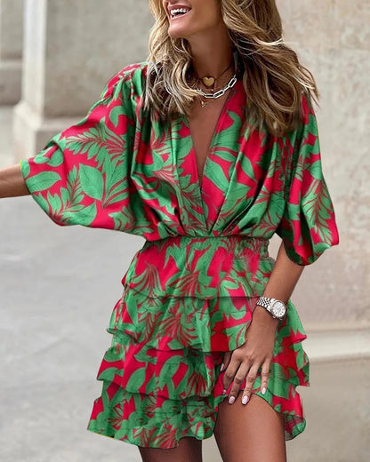 Lucía | Minivestido Bohemio con Volantes para Mujer 1