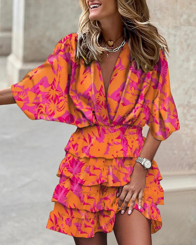 Lucía | Minivestido Bohemio con Volantes para Mujer 3