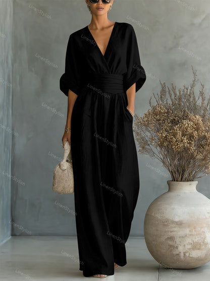 Lucía | Mono Elegante con Escote en V para Mujer 11