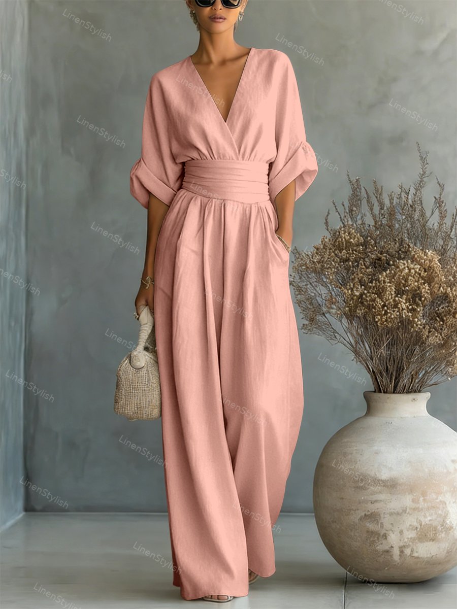Lucía | Mono Elegante con Escote en V para Mujer 13