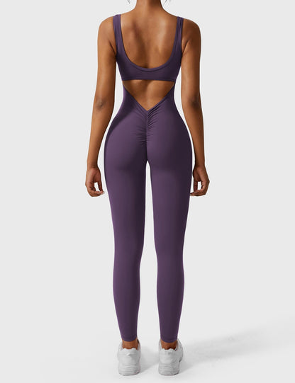 Lucía | Mono Mujer con Espalda en V y Tejido Elástico para Fitness y Ocasiones Casual 11