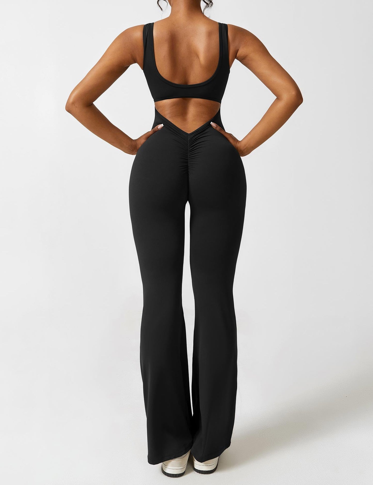 Lucía | Mono Mujer con Espalda en V y Tejido Elástico para Fitness y Ocasiones Casual 13