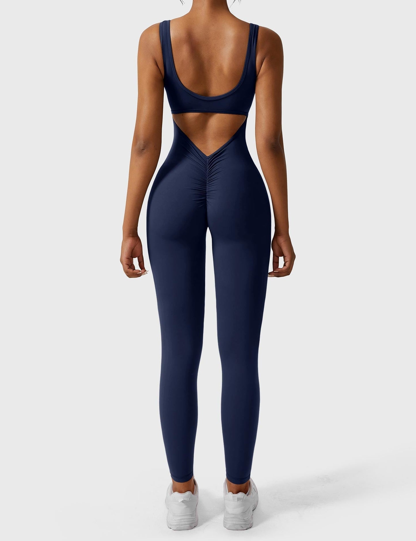 Lucía | Mono Mujer con Espalda en V y Tejido Elástico para Fitness y Ocasiones Casual 14
