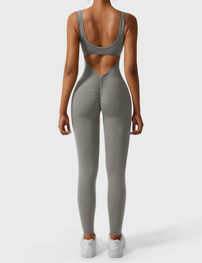 Lucía | Mono Mujer con Espalda en V y Tejido Elástico para Fitness y Ocasiones Casual 27