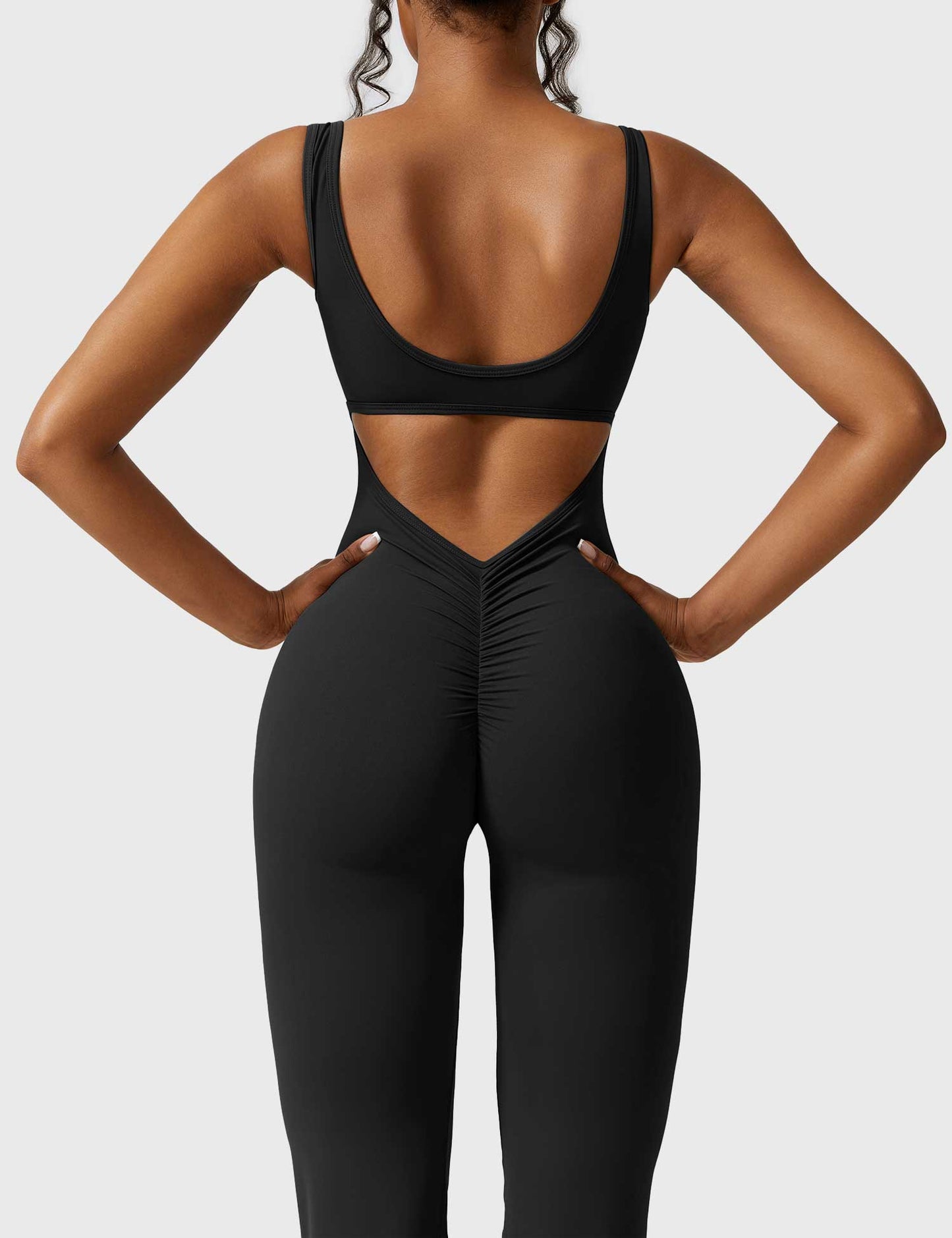 Lucía | Mono Mujer con Espalda en V y Tejido Elástico para Fitness y Ocasiones Casual 3
