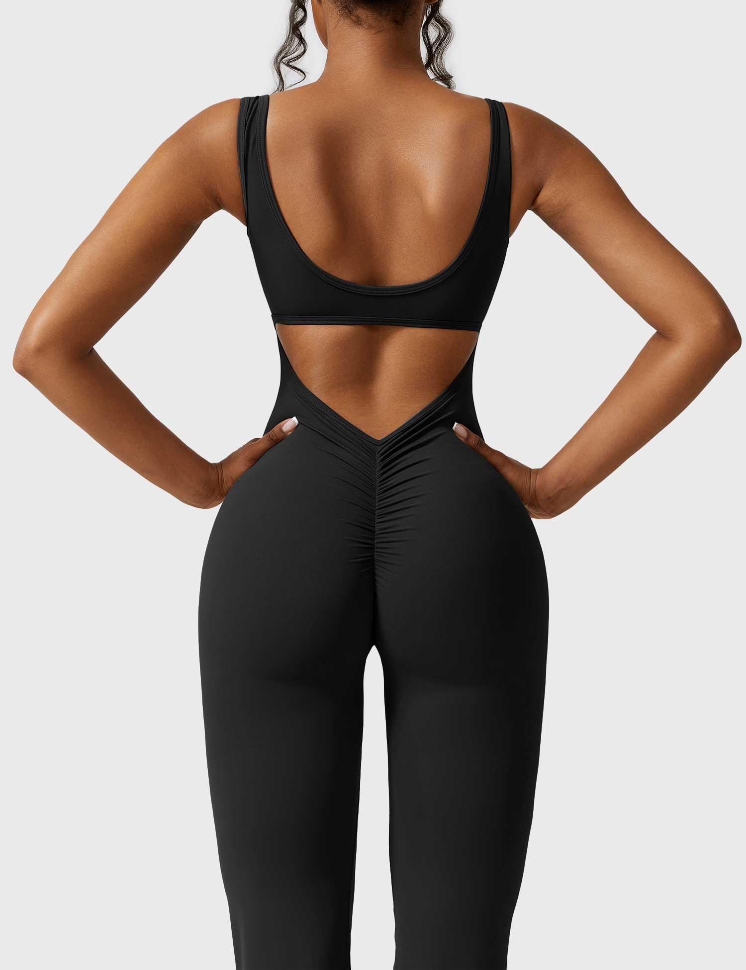Lucía | Mono Mujer con Espalda en V y Tejido Elástico para Fitness y Ocasiones Casual 3