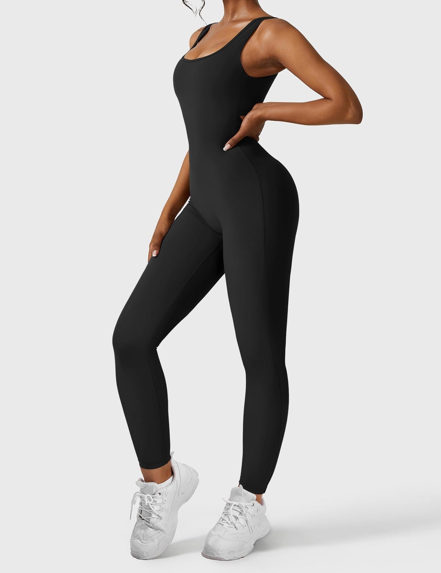 Lucía | Mono Mujer con Espalda en V y Tejido Elástico para Fitness y Ocasiones Casual 4