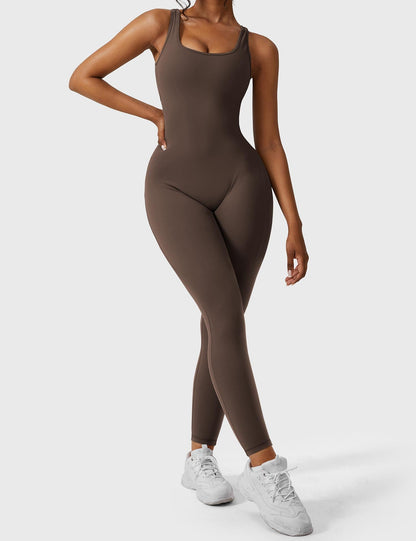 Lucía | Mono Mujer con Espalda en V y Tejido Elástico para Fitness y Ocasiones Casual 7