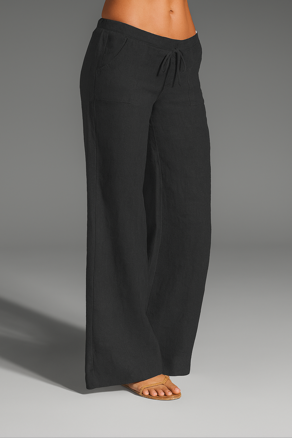 Lucía | Pantalones Anchos de Lino para Mujer con Cintura Elástica 2