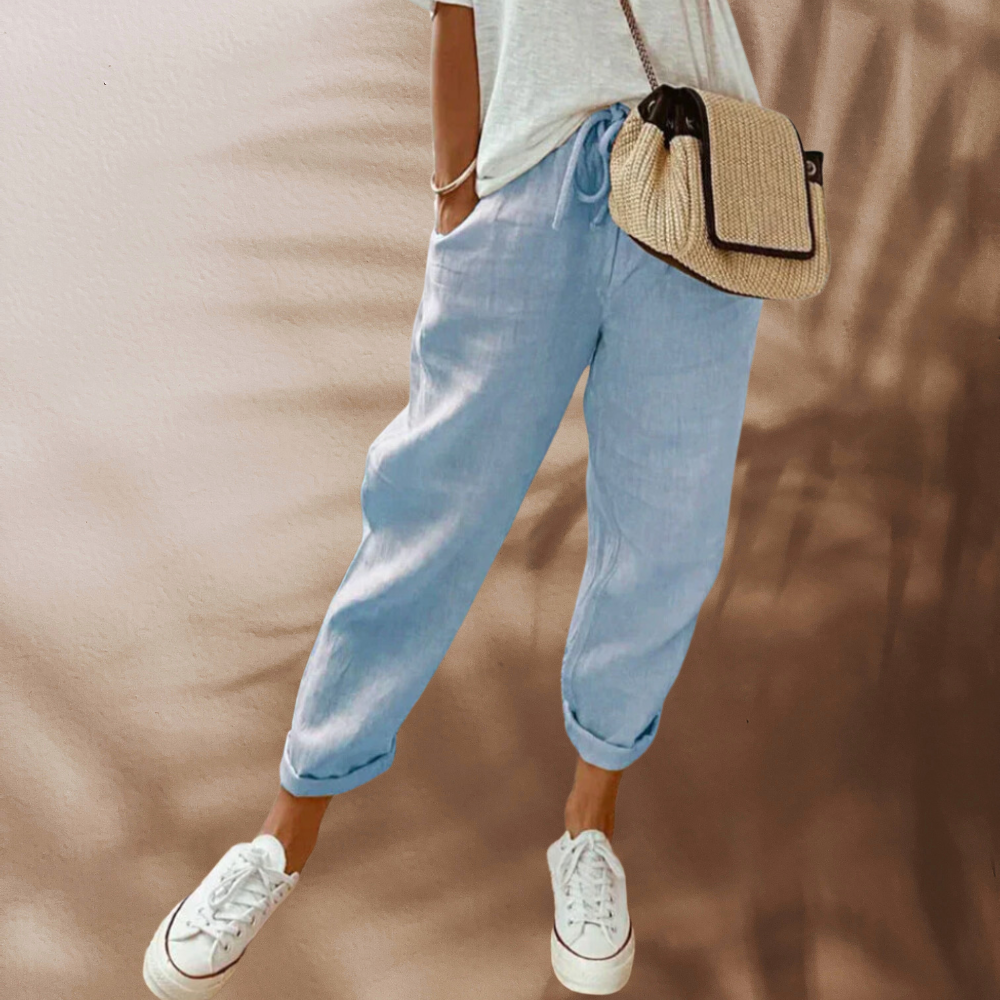 Lucía | Pantalones Fluidos de Cintura Elástica para Mujer 2