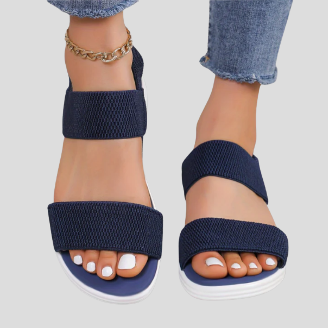 Lucía | Sandalias Elevadas de Mujer con Tiras Elásticas para Uso Diario 1
