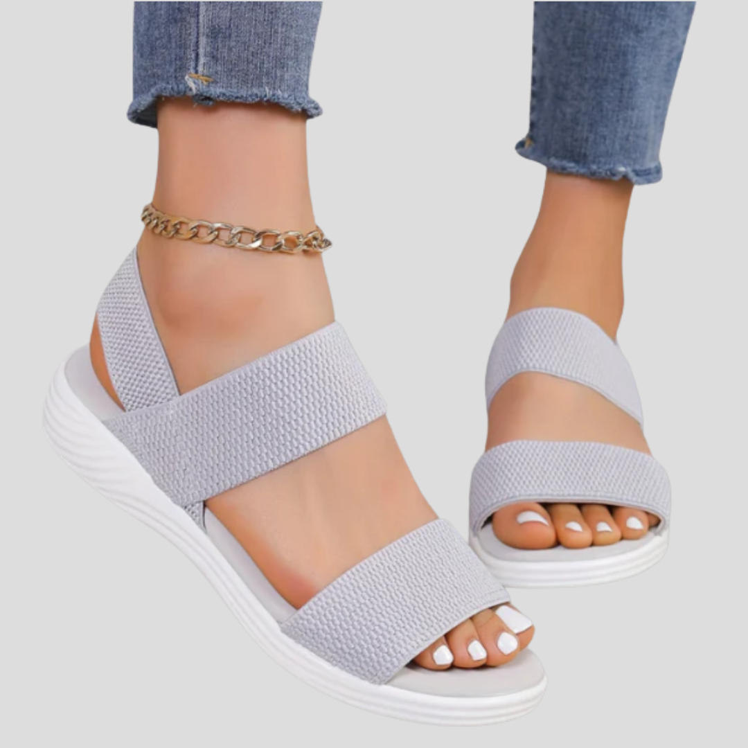 Lucía | Sandalias Elevadas de Mujer con Tiras Elásticas para Uso Diario 3
