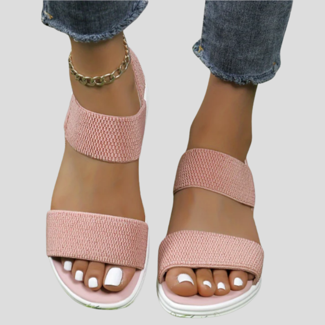 Lucía | Sandalias Elevadas de Mujer con Tiras Elásticas para Uso Diario 4