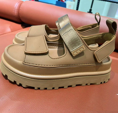 Lucía | Sandalias Gruesas con Tira Ancha y Cierre de Velcro para Mujer 0