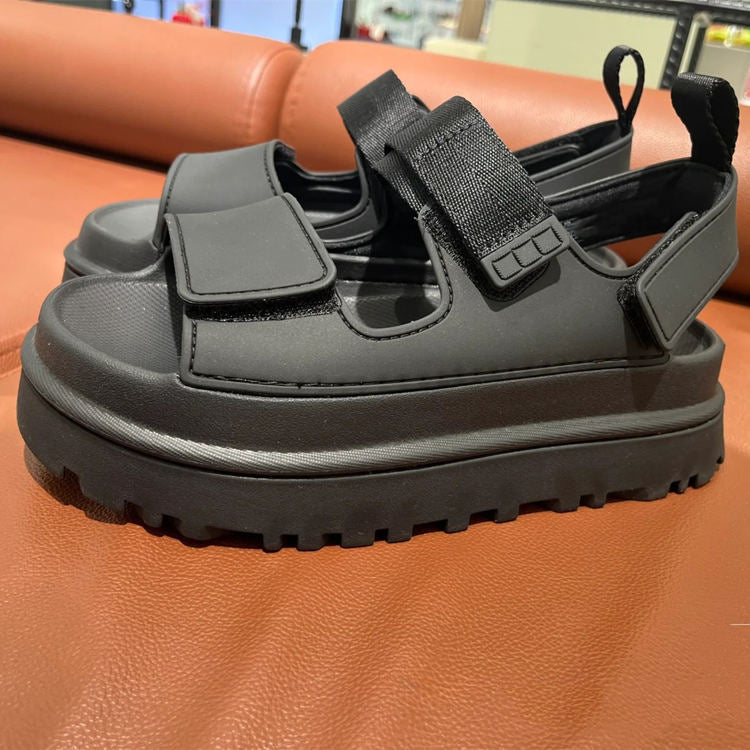 Lucía | Sandalias Gruesas con Tira Ancha y Cierre de Velcro para Mujer 4