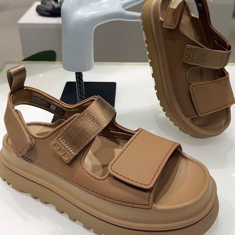 Lucía | Sandalias Gruesas con Tira Ancha y Cierre de Velcro para Mujer 7