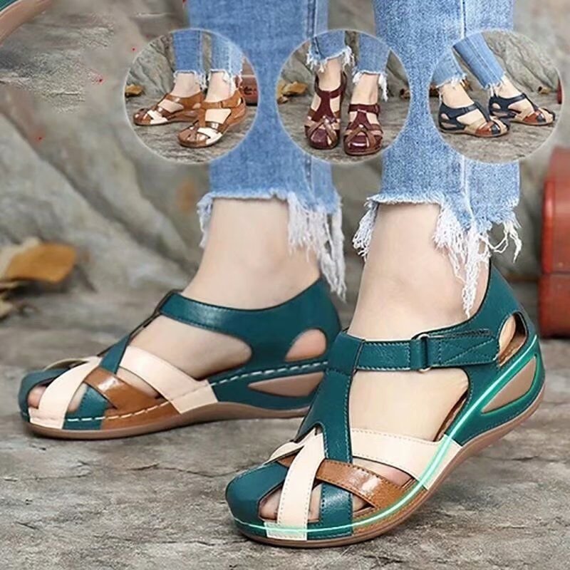 Lucía | Sandalias Ortopédicas de Mujer con Cuña y Amortiguación para Verano 1