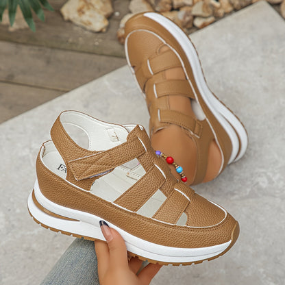Lucía | Sandalias de Plataforma con Velcro para Mujer, Comodidad y Estilo Diario 10