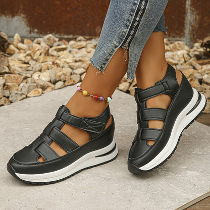Lucía | Sandalias de Plataforma con Velcro para Mujer, Comodidad y Estilo Diario 8